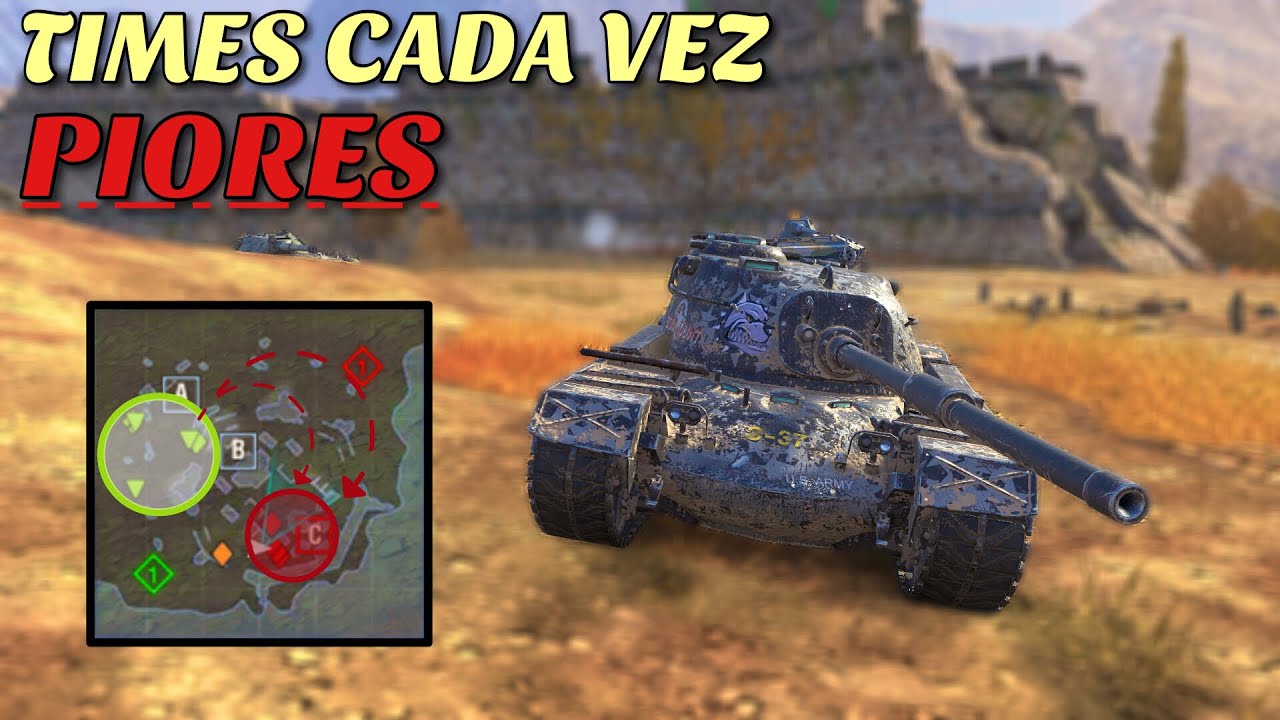OS TIMES EM WORLD OF TANKS BLITZ ESTÃO CADA VEZ PIORES!