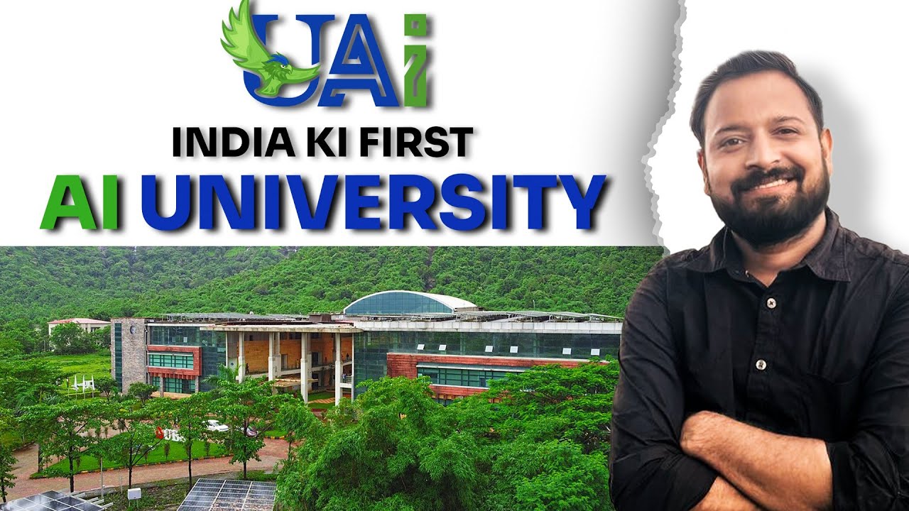 Universal AI University-India's First AI University  Campus Tour🔥 | College Review Series