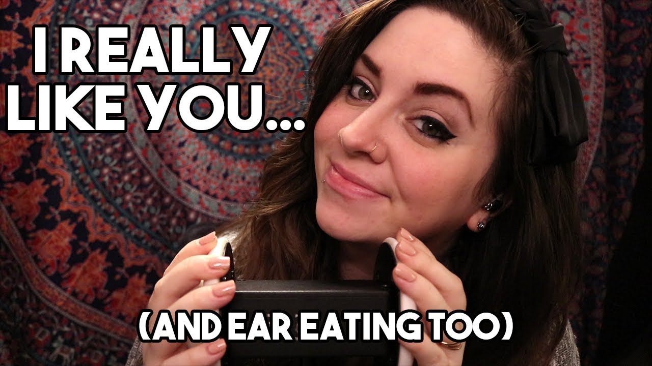🕊️ // [ASMR] I really like you :)  [ear eating] [whispers][personal attention]