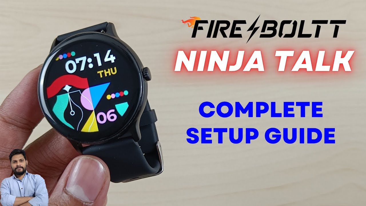 Fire-Boltt Ninja Talk Smartwatch Full Setup Guide