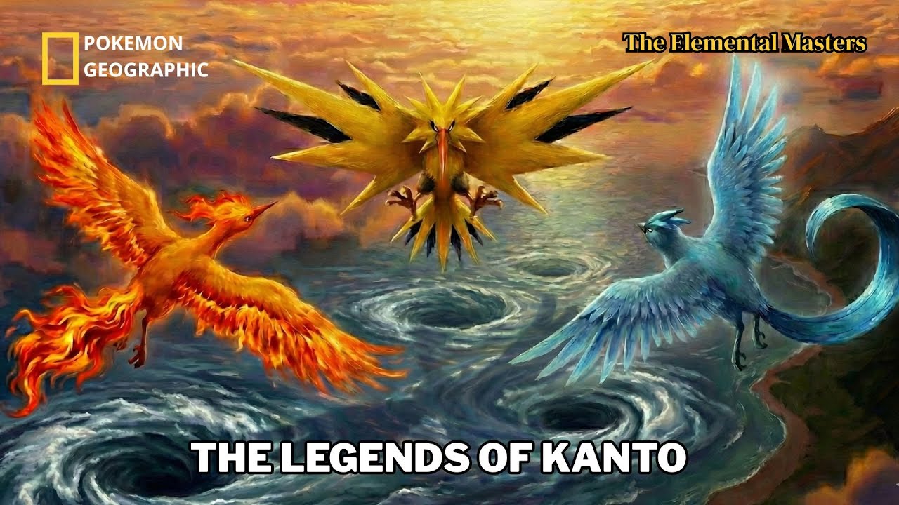 Pokemon en la Vida Real - NatGeo: Articuno, Moltres y Zapdos | El trío Legendario de Kanto