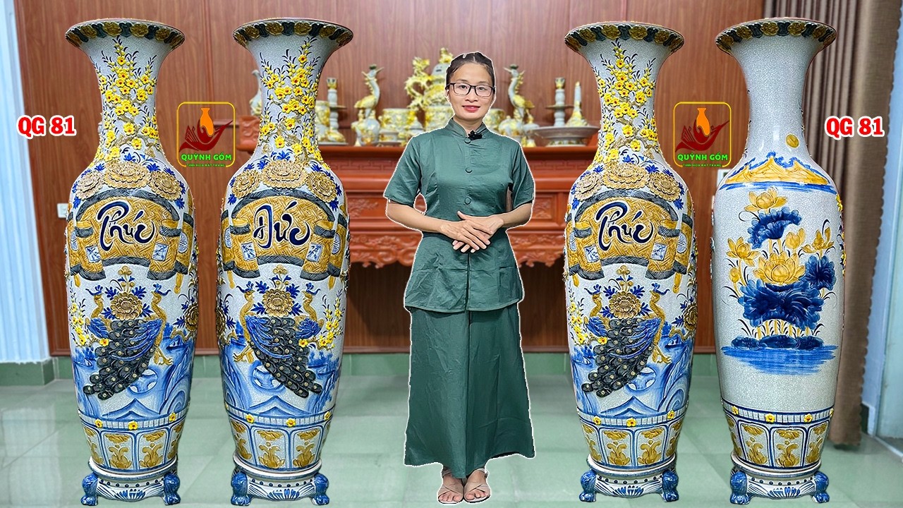 Có Phúc Ắt Sẽ Có Đức Trưng Lộc Bình Bát Tràng Trấn Trạch Bảo Vệ Bình An Gia Đình