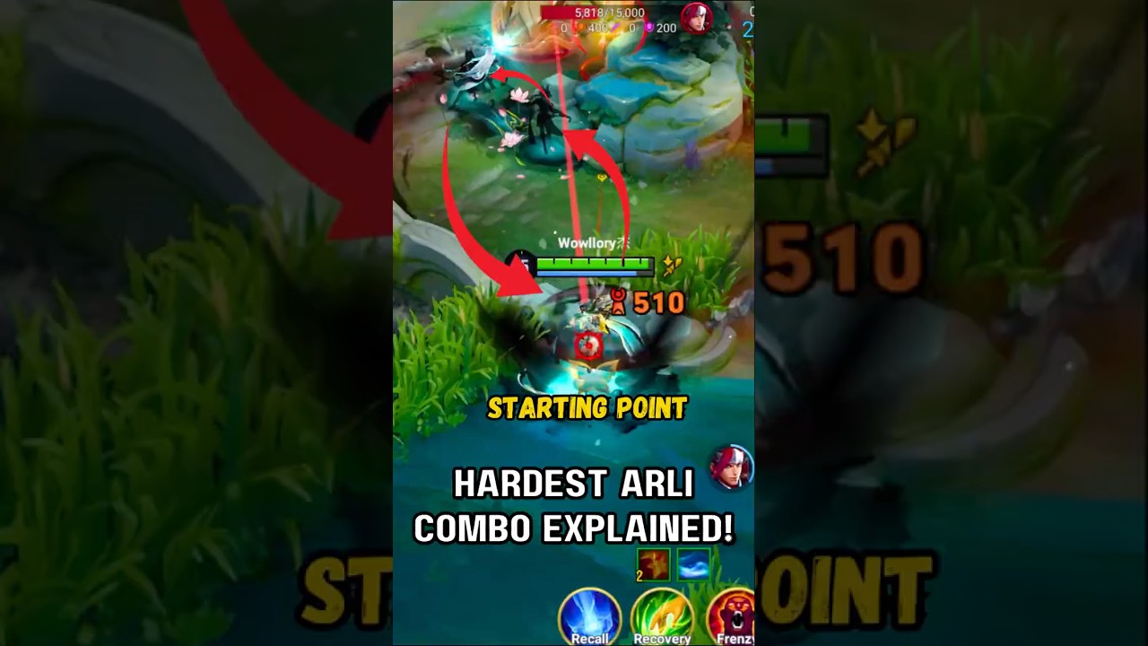 Secret Hardest Arli Combo Explained! #honorofkings #hok #arli