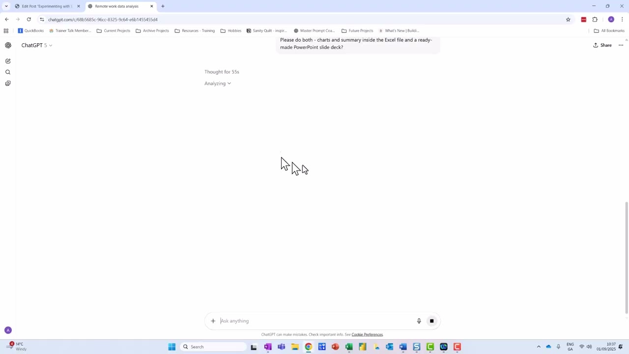 Experimenting with Excel and AI - Part Two - ChatGPT