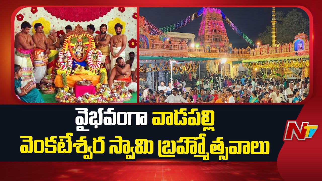 Vadapalli Venkateswara Swamy Brahmotsavam: వైభవంగా వాడపల్లి వెంకటేశ్వర స్వామి బ్రహ్మోత్సవాలు | NTV