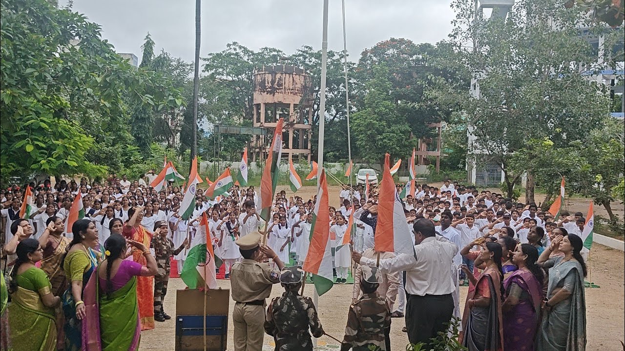 Independence day celebrations -2025 @ ZPHS TELLAPUR,Rcpur (M)🌻🌹🎉🇳🇪🇳🇪🇳🇪