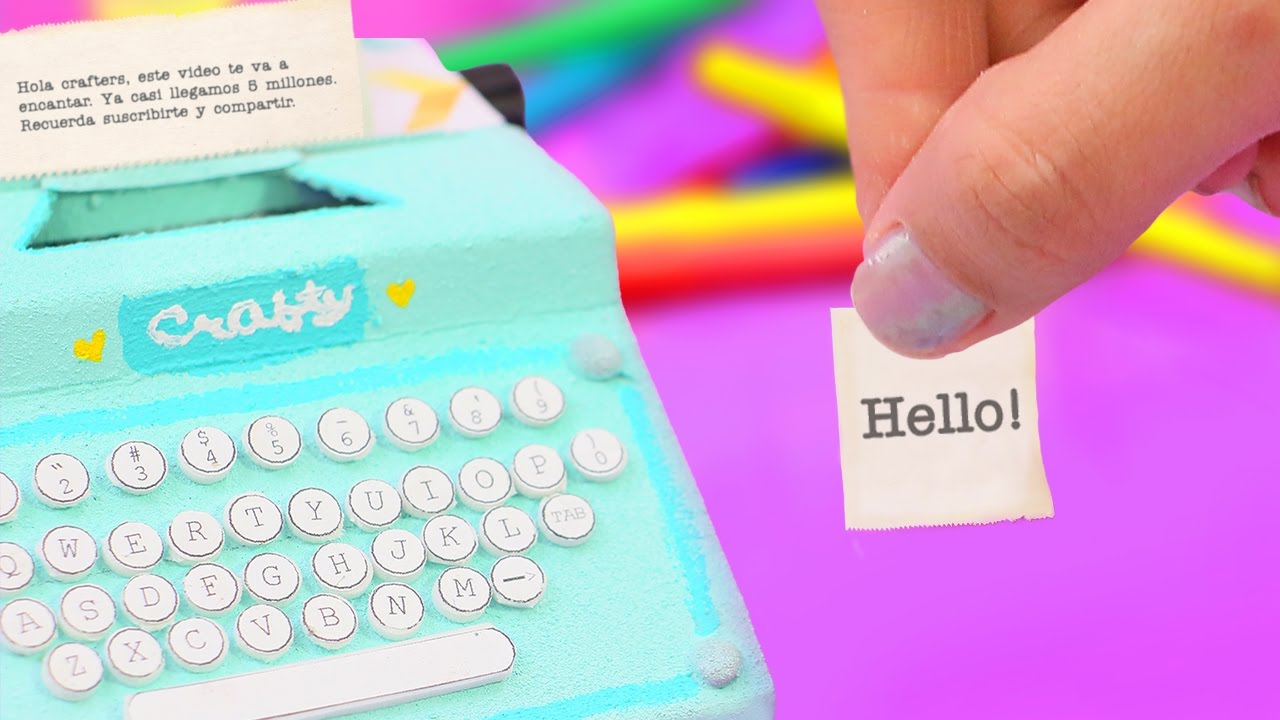Haz una MINI MÁQUINA de NOTAS para tu escritorio - ¡Organízate ya! ✄ Craftingeek