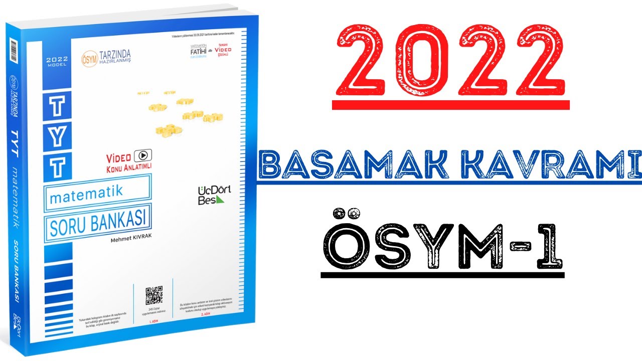 (2022) 345 TYT MATEMATİK | BASAMAK KAVRAMI ÖSYM-1 | #yks2022 #tyt2022 #2022tayfa #345