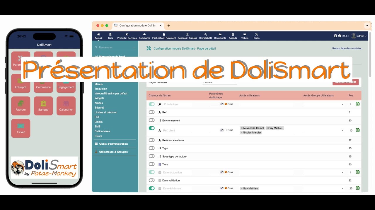 DoliSmart : Accéder à Dolibarr depuis votre smartphone