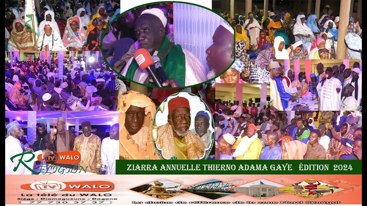 Ziarra Nianga Edy 2024;Spécial ' Guddi Gamou ' Mawloud Naby de la ziarra Thierno Adama Gaye /17 Mai