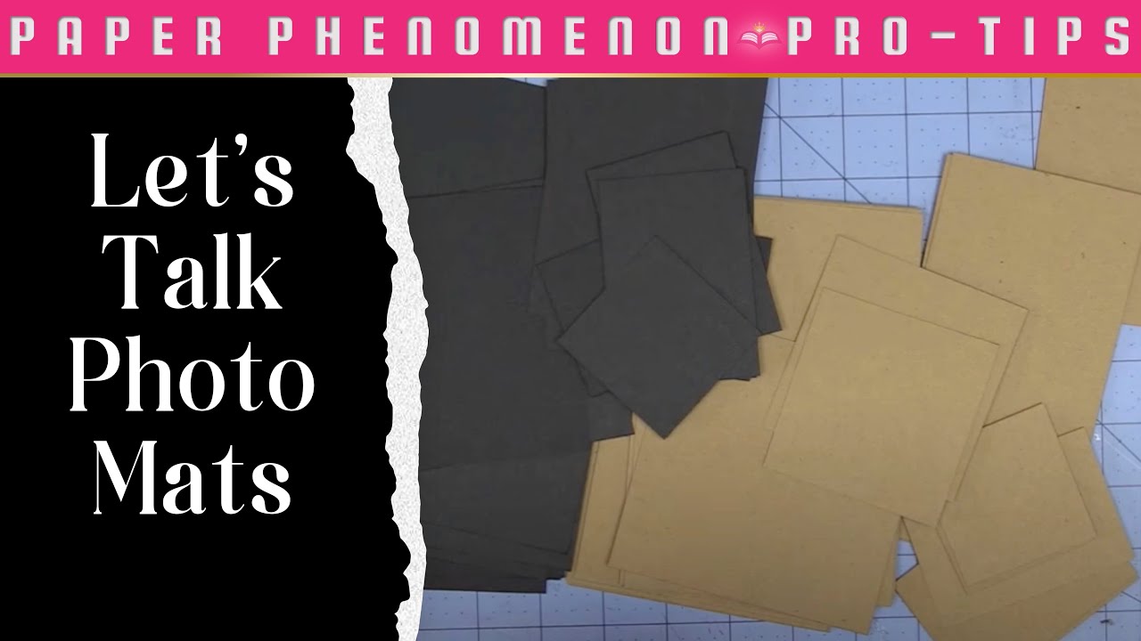 Pro - Tips:  How To Make Photo Mats pt1