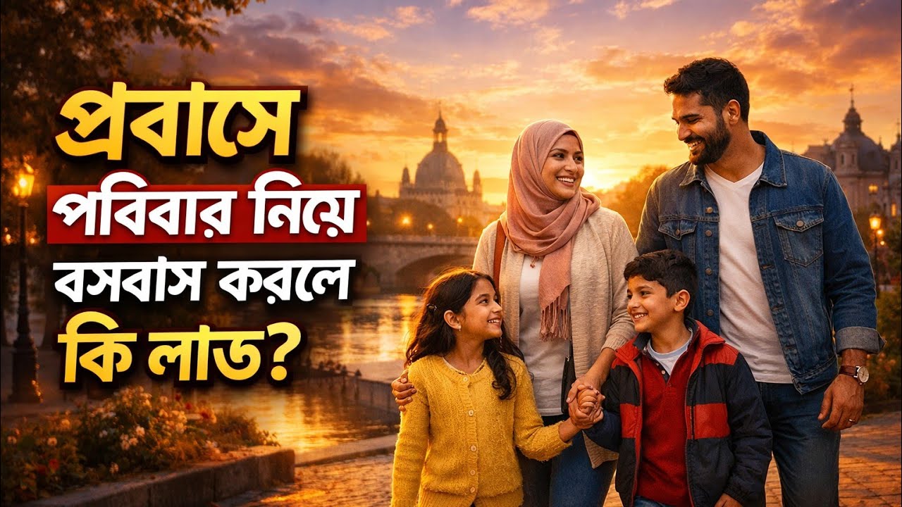 প্রবাসে পরিবার নিয়ে বসবাস করলে কি লাভ বেশি? 