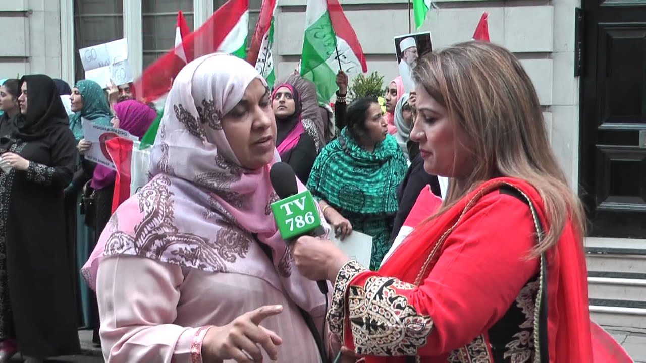 1 PAT PTI & APML Protest outside Nawaz Sharif London residence
