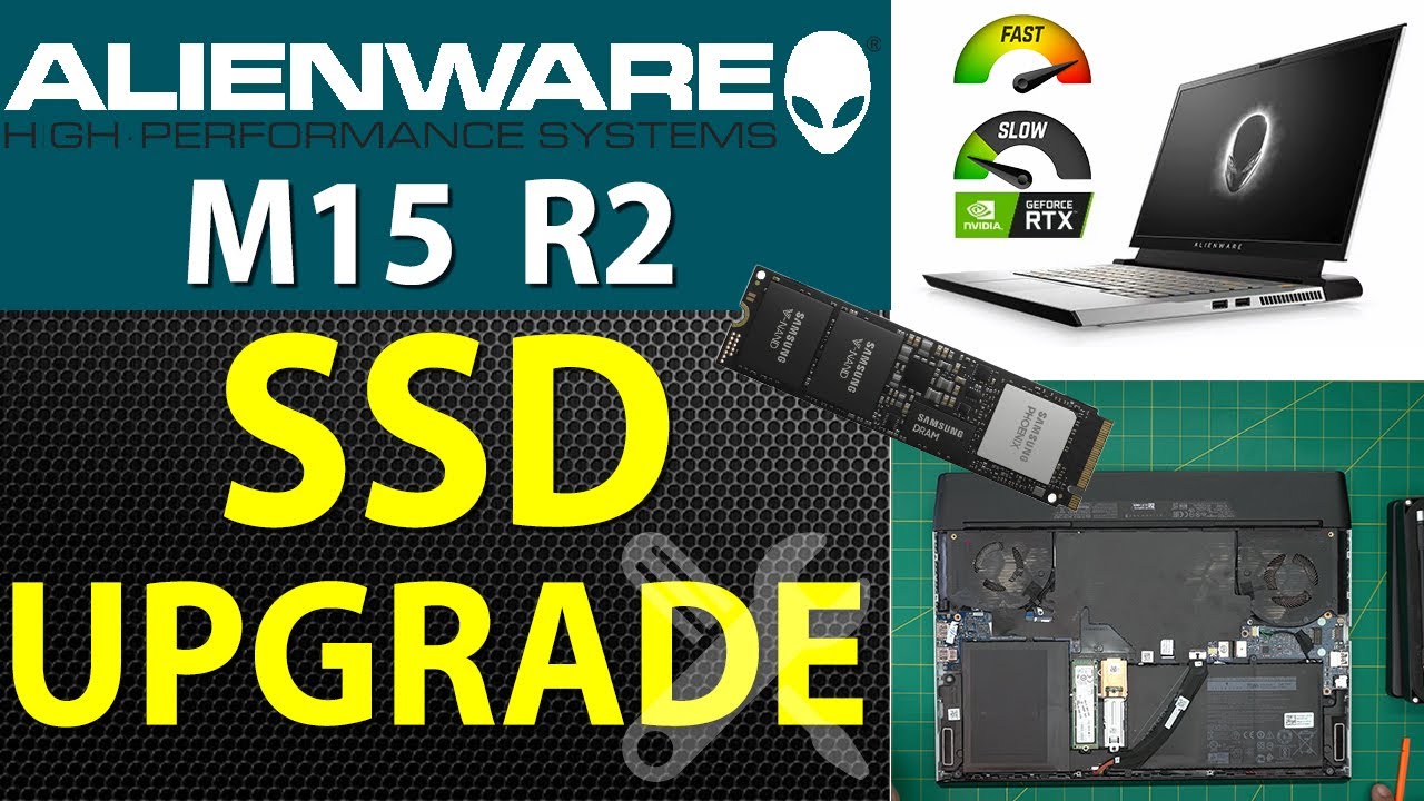 Как обновить хранилище (SSD/HDD) на ноутбуке Alienware M15 R2 — пошаговое руководство