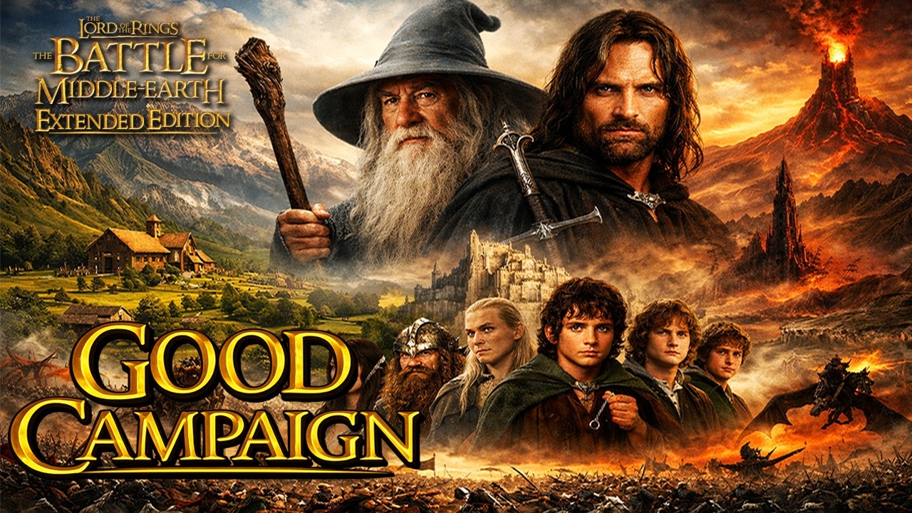 The Battle for Middle Earth | Extended Edition mod | Good Campaign Full Walkthrough (Hard Mode)