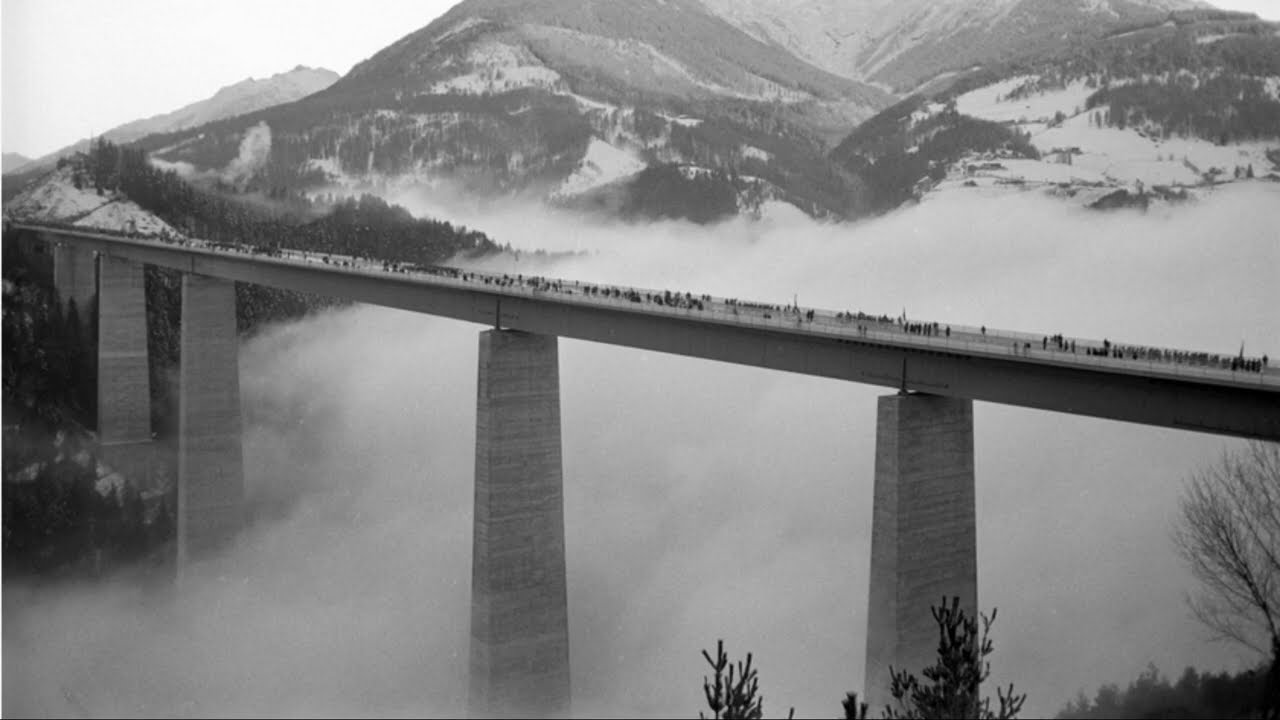 30.5.1963: Herzstück des Alpentransits. Die Europabrücke wird fertiggestellt