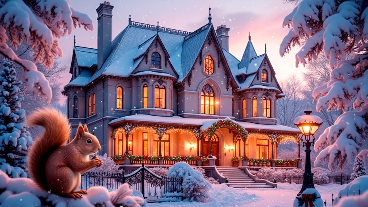 Victorian Christmas House Tour ✨🎄 | Snowy Castle Vibes & Cozy Fireplaces ❄️🏰🔥