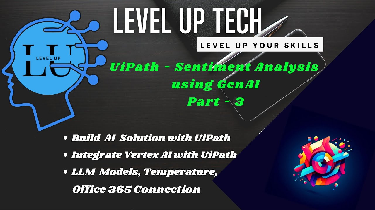 Integrating UiPath with Vertex AI (GenAI) for Customer Sentiment Analysis - Part - 3 #ai #genai #rpa