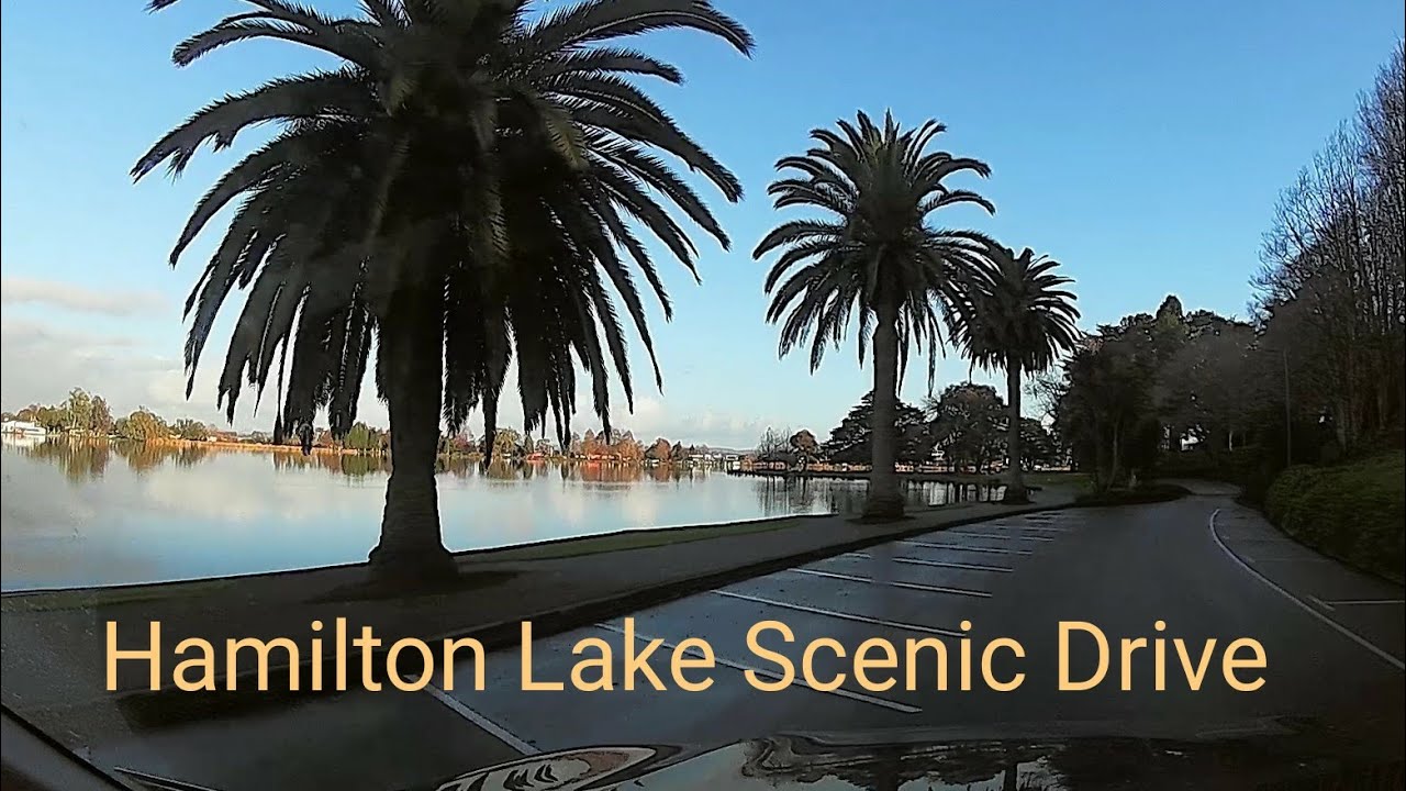 Scenic Drive Around Hamilton Lake Domain, Hamilton New Zealand