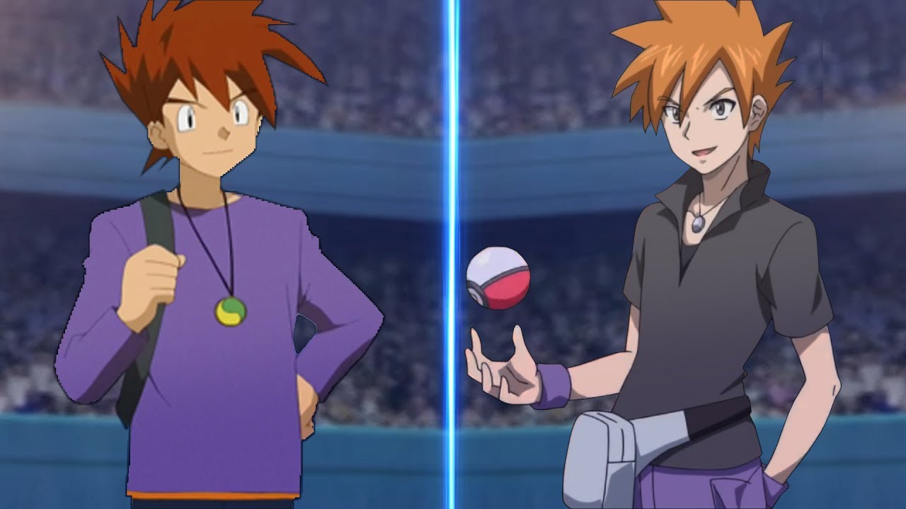 Pokemon Battle USUM Blue Vs Gary (Ash's Rival and Red's Rival Face Off!)