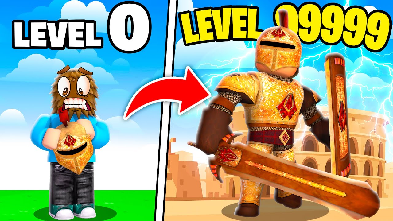 Создание сильнейшего гладиатора в Roblox