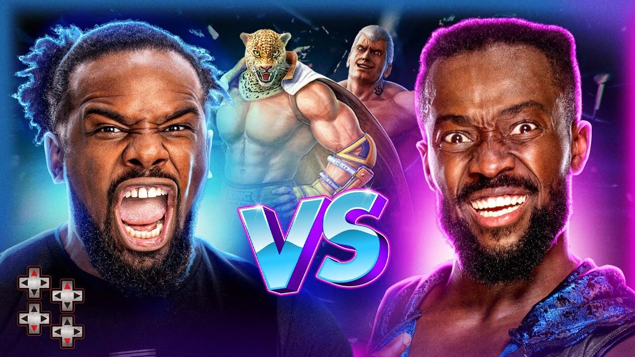 Jimmy Uso vs. Kofi Kingston vs. Austin Creed — Tekken 7