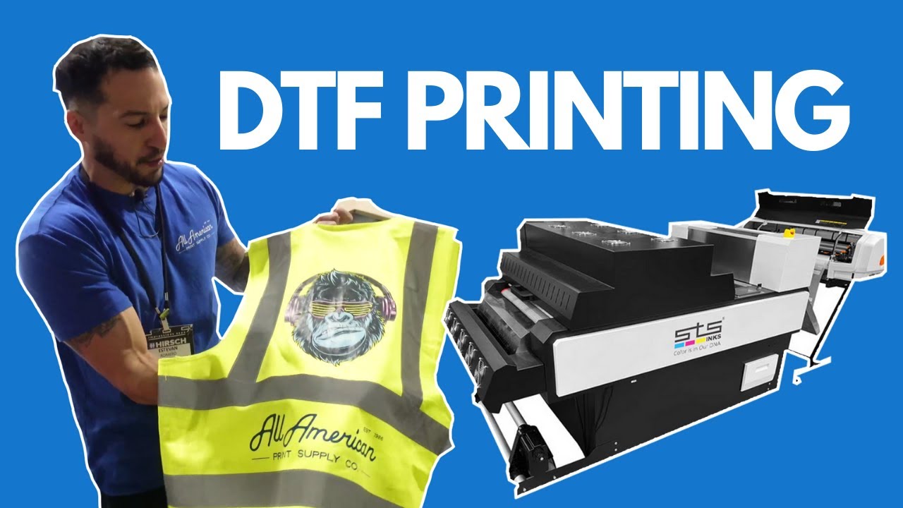 An up-close look at All American Print Supply's new STS VJ-628D Direct to Film Printer