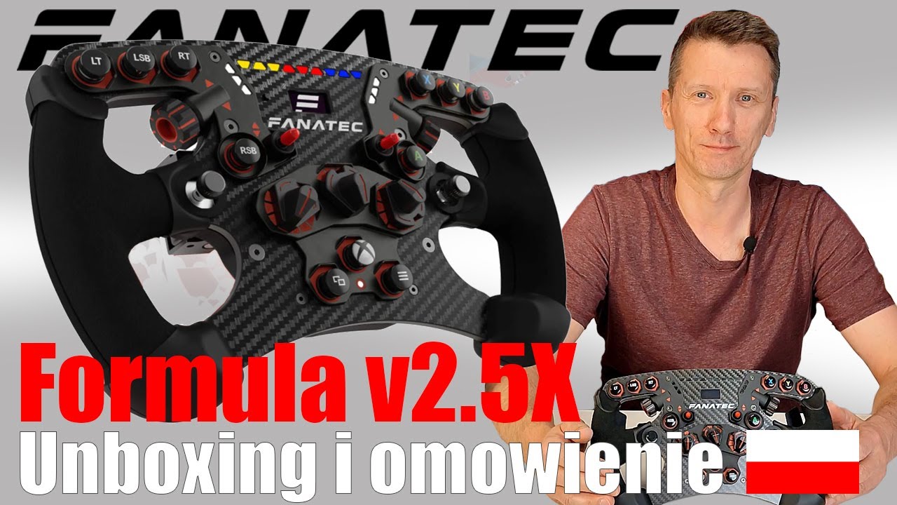 Fanatec Formula V2.5X Unboxing i omówinie