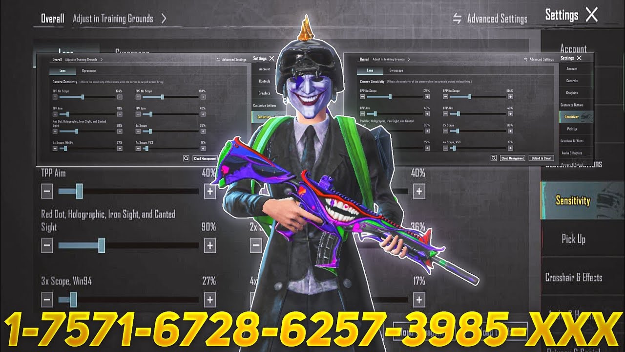 New Update 4.2⚡Best Sensitivity Code + Control Settings Pubg Mobile/Bgmi Sensitivity 2026