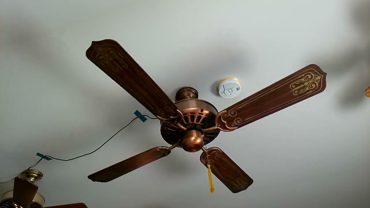 Antique Copper Casablanca Zephyr Ceiling Fan