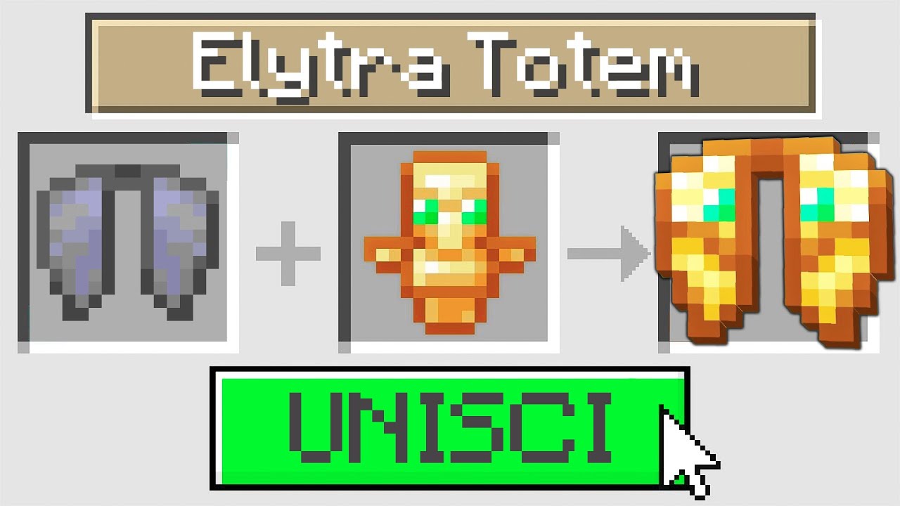HO GIOCATO A MINECRAFT CON LE ELYTRA DI OGNI BLOCCO!