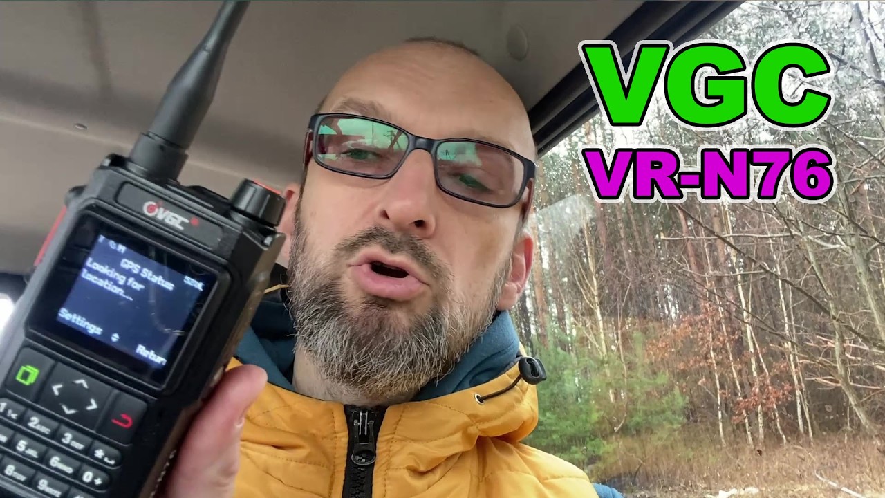 VGC VR-N76 - wodoodporny radiotelefon 2m/70cm z GPS, kompasem i APRS + KISS TNC