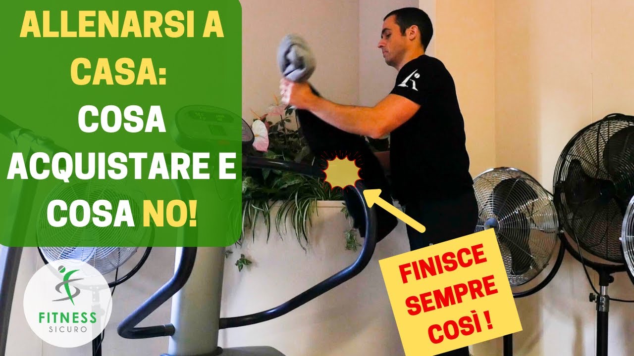 Allenarsi a CASA: cosa NON dovresti acquistare, e cosa puoi provare