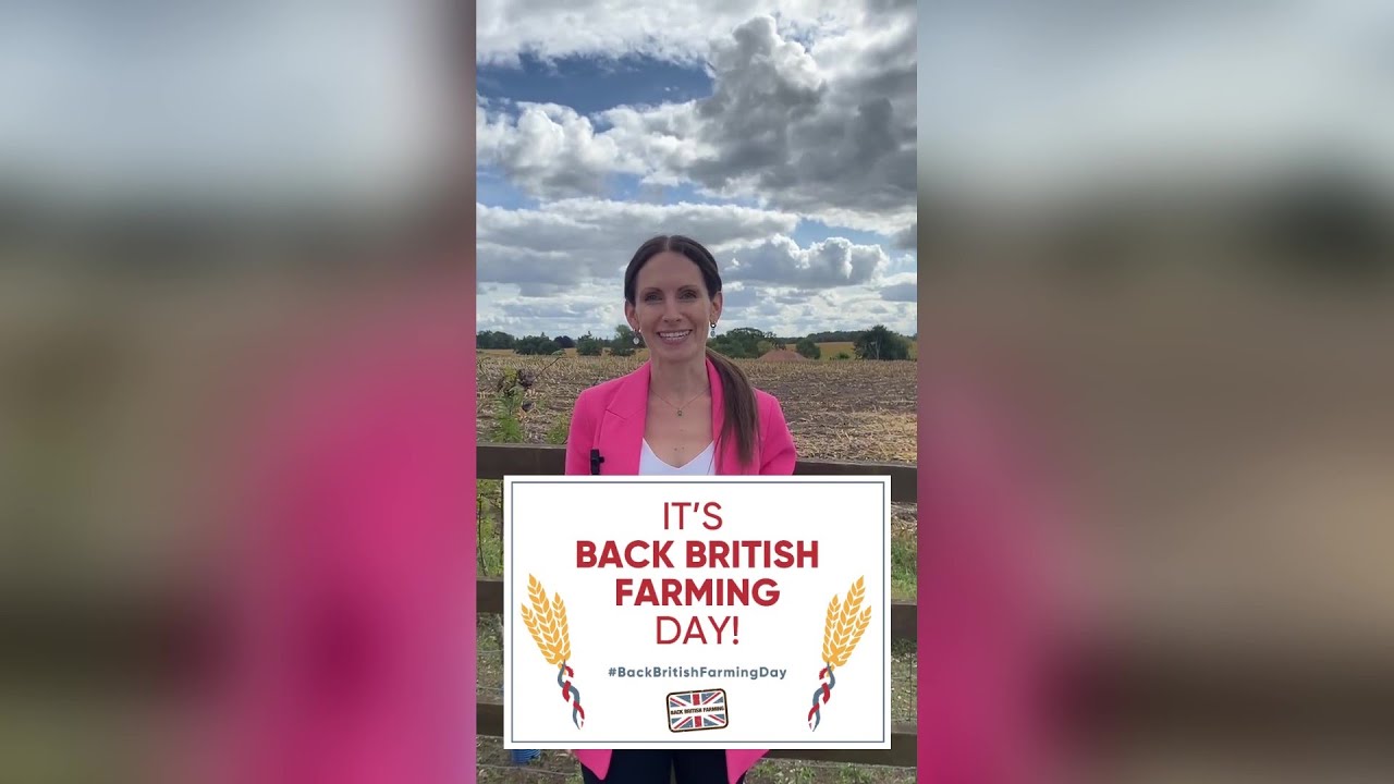 Aphra Brandreth MP celebrates Back British Farming Day