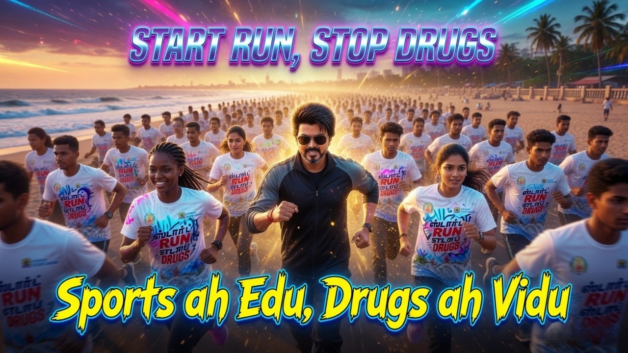 Start Run, Stop Drugs! | Sports ah Edu, Drugs ah Vidu | CM Vijay Leads Tamil Nadu Youth | VetriPulse