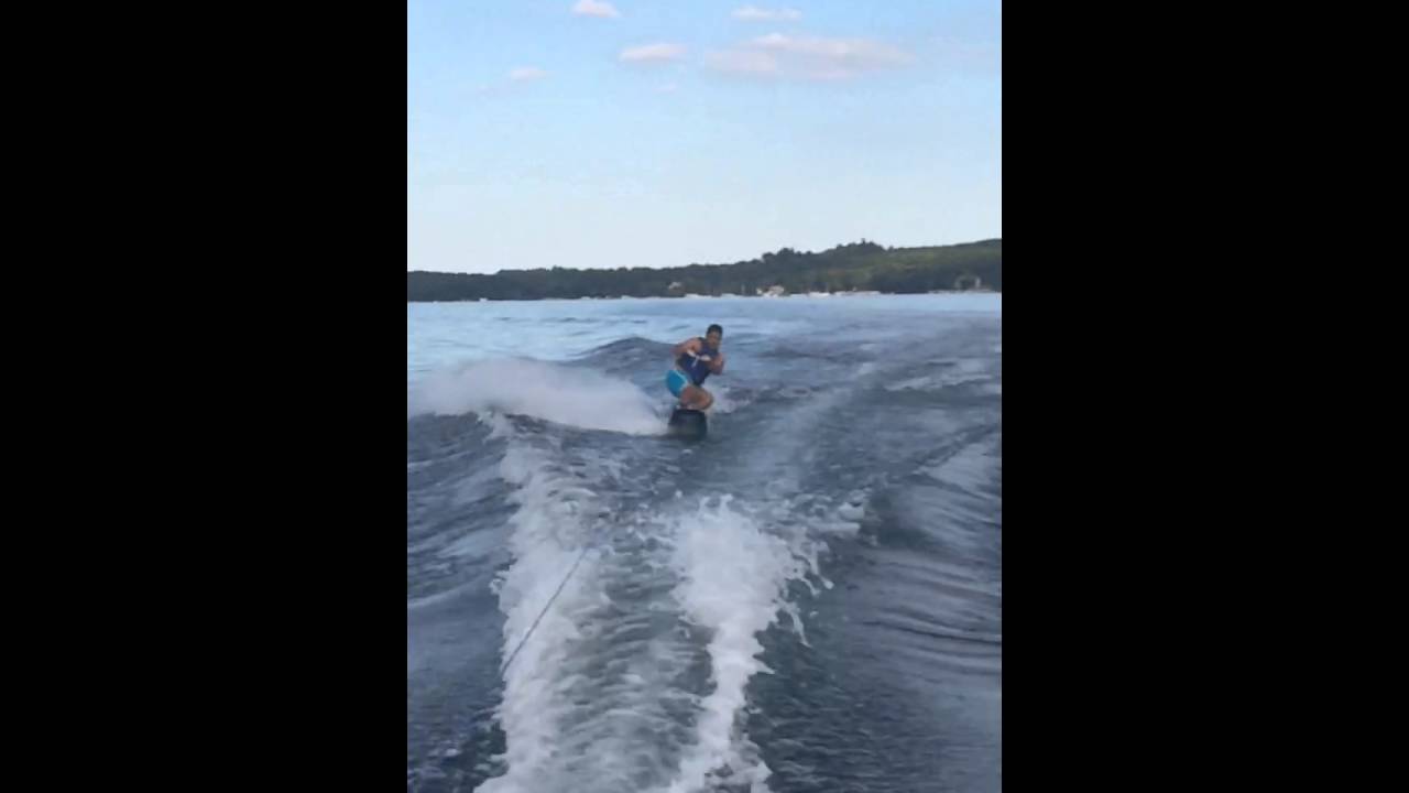Wakeboarding at Lake Geneva