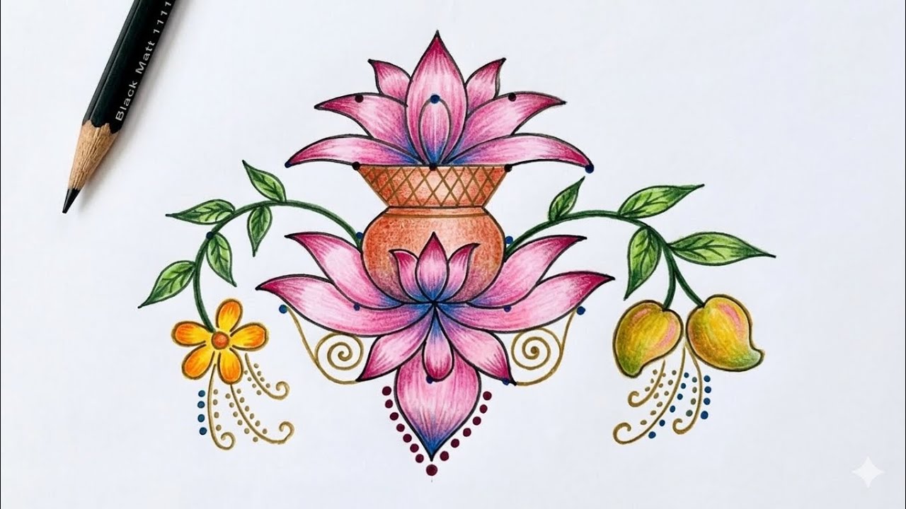 Ugadi Special Kolam with 7*4 dots🌺2026 Ugadi Muggulu🌺Ugadi Rangoli Designs🌺Muggulu Designs🌺Muggulu 