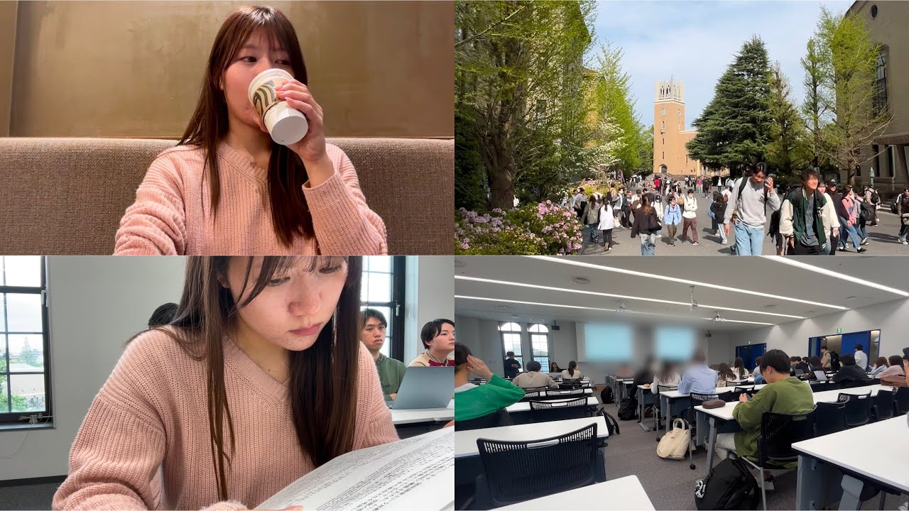 二浪早稲田留年女の授業がある日Vlog