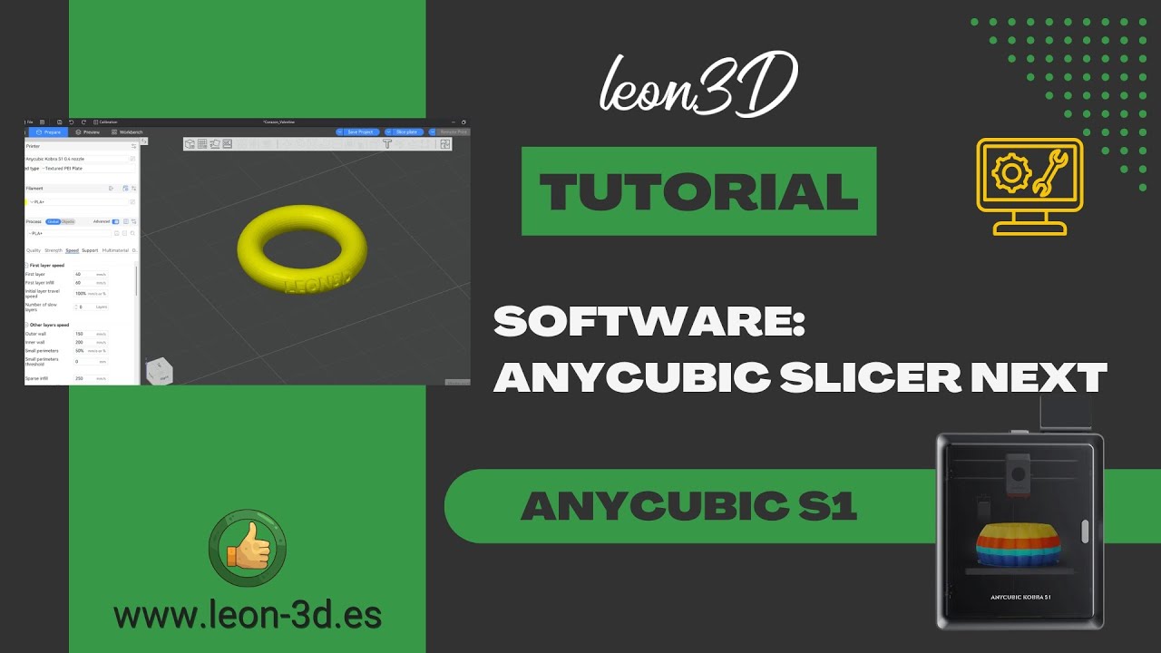 ANYCUBIC SLICER NEXT: OPTIMIZACIÓN PARA KOBRA S1