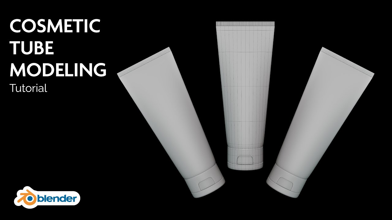 How to Model a Cosmetic Tube in Blender | Step - by - Step Tutorial