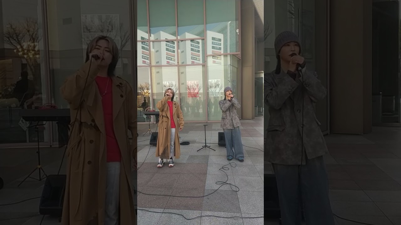 PhenoMellowさん✨神戸ハーバーランド カルメニ前 フリーライブ🎼オリジナル曲『それでも始まるドラマを』🌼