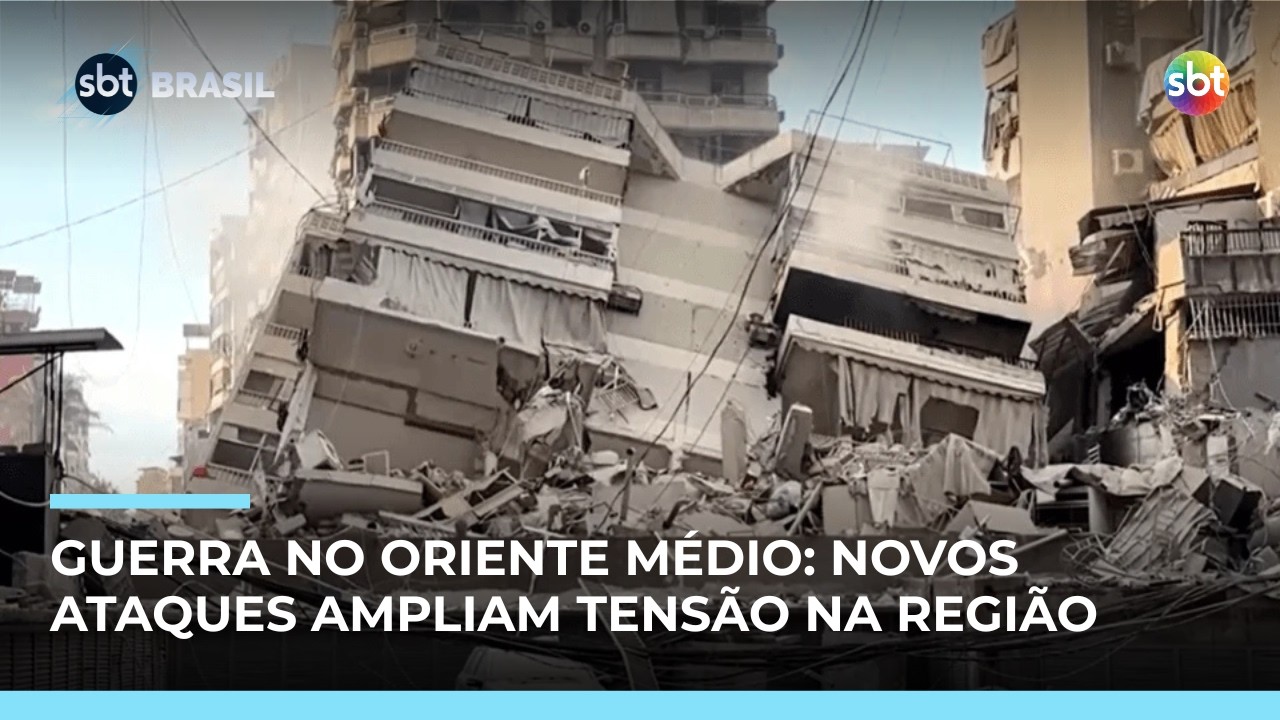Novos ataques no Irã ampliam tensão no Oriente Médio e afastam possibilidade de acordo | #SBTBrasil