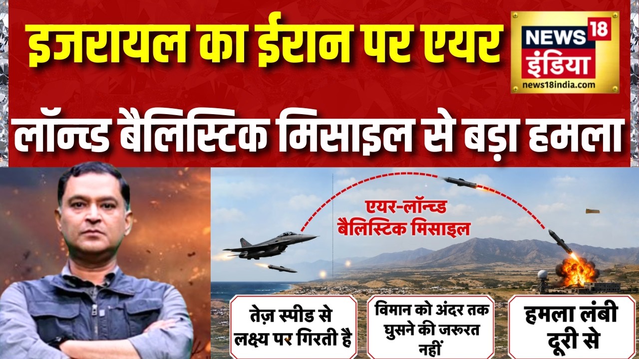 Iran-Israel War : Israel का Iran पर Air-Launched Ballistic Missile से बड़ा हमला? | Major Gaurav Arya