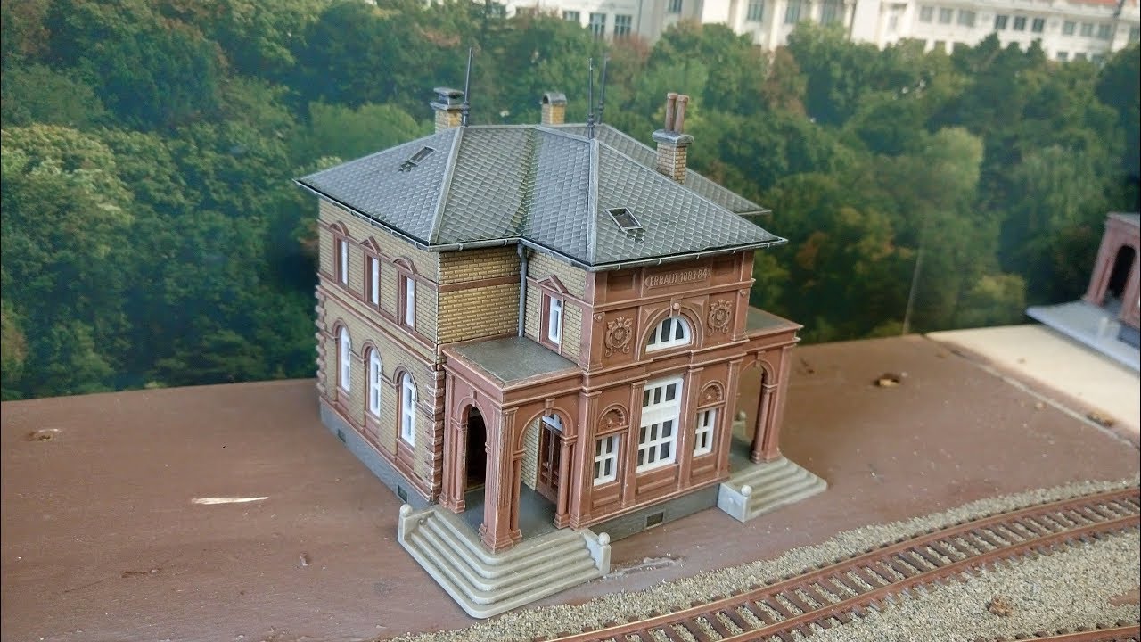 T8 Modellbahn Gebäude Verfeinern und Altern, einfache Bemaltechnik