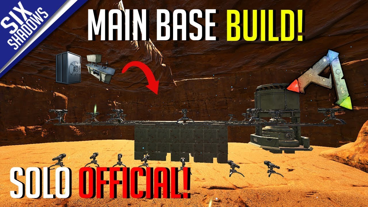 СТРОИМ ГЛАВНУЮ БАЗУ! | Официальные серверы для соло-PvP &mdash; Ark: Survival Evolved