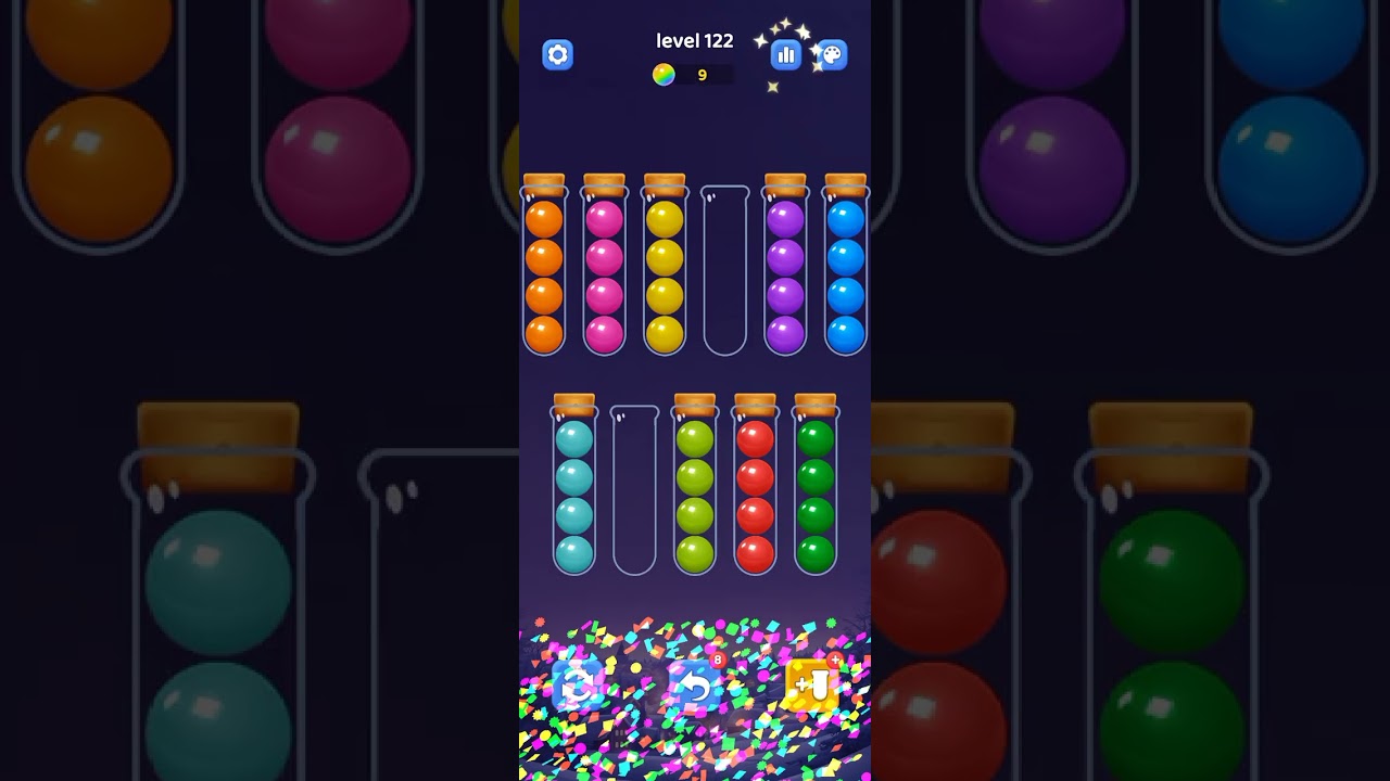 #Bali sort video's #level 120 to 124 #win the game 🎯🎮🎯🎯🎯🎯 subscribe my channel ☺️😎😄😊 long video's 