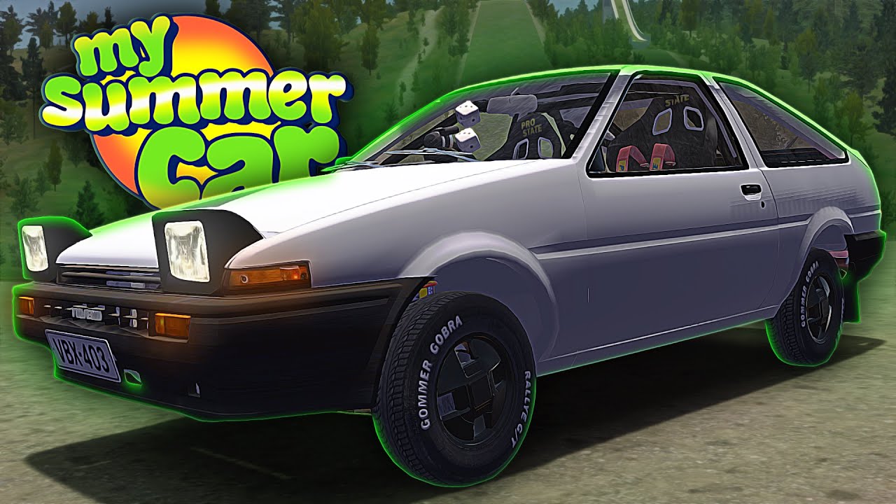 Fletari preparou um TOYOTA AE86 pra CORRIDA! My Summer Car
