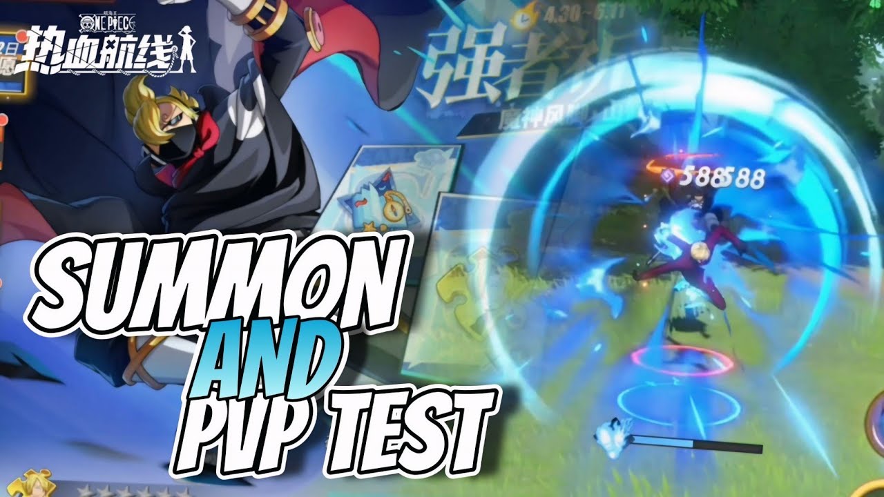 [OnePiece Fighting Path] Summon And PvP. Test Sanji Onigashima Ver