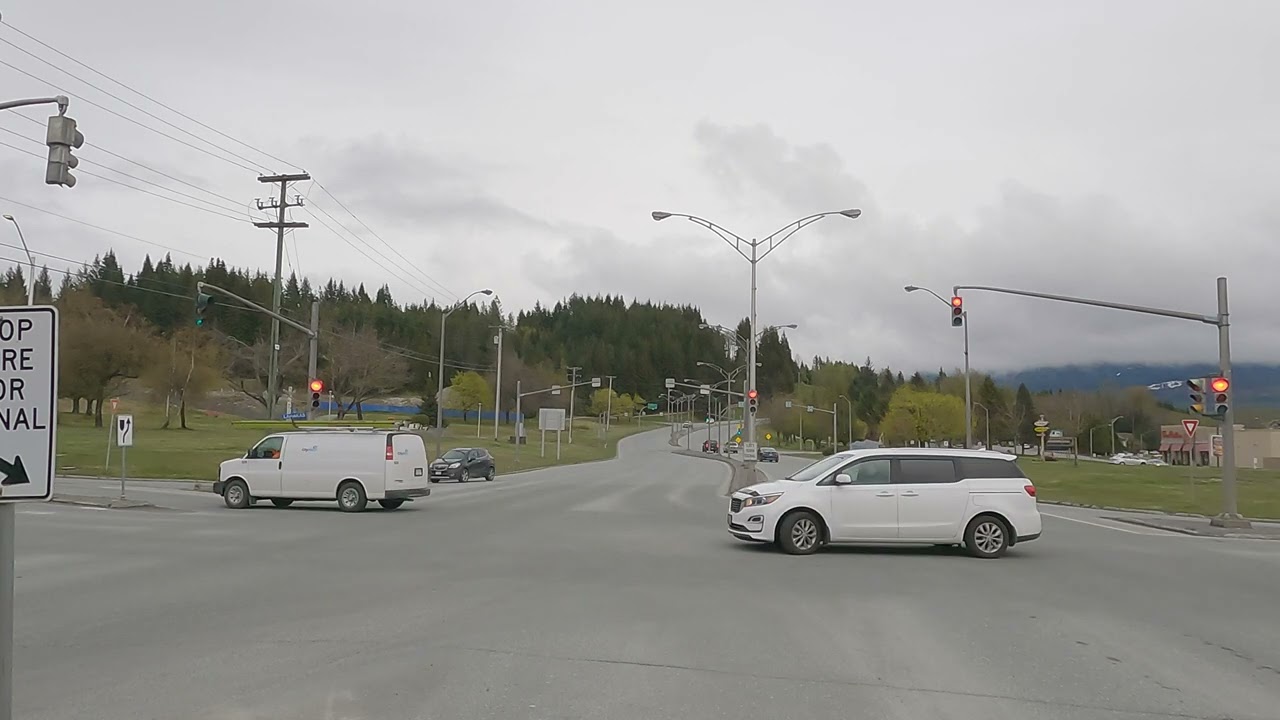 KITIMAT British Columbia (BC) CANADA - DRIVING Tour of the Town