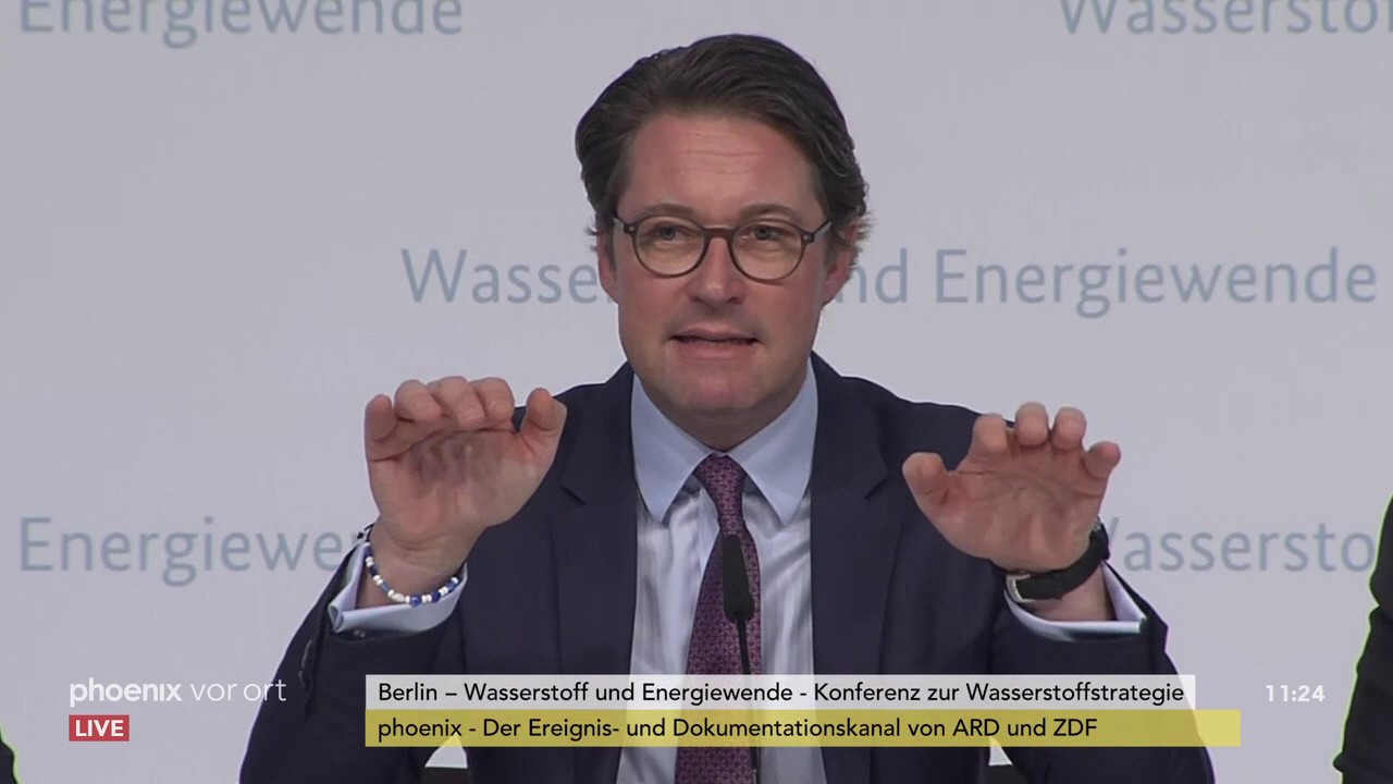PK zu Wasserstoff und Energiewende mit Altmaier, Scheuer und Müller am 05.11.19